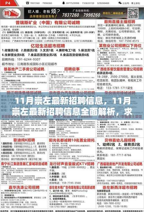 11月崇左最新招聘信息全面解析与求职全攻略