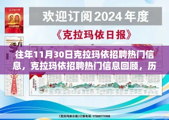 克拉玛依招聘热门信息回顾,历年11月30日精选职位与求职攻略分享
