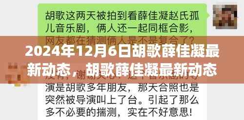 胡歌与薛佳凝的最新动态,揭秘他们的最新消息追踪报道