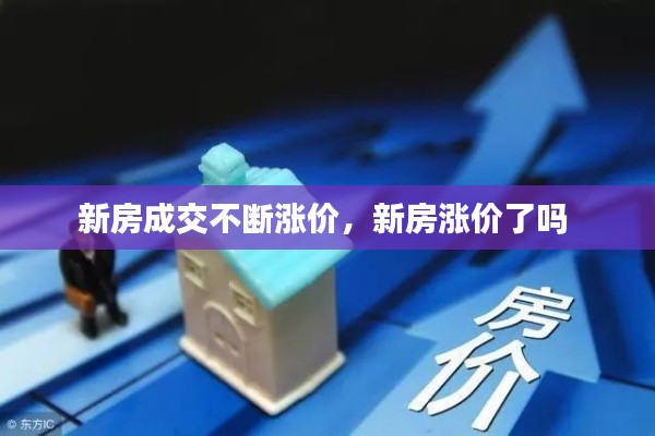 新房成交不断涨价,新房涨价了吗