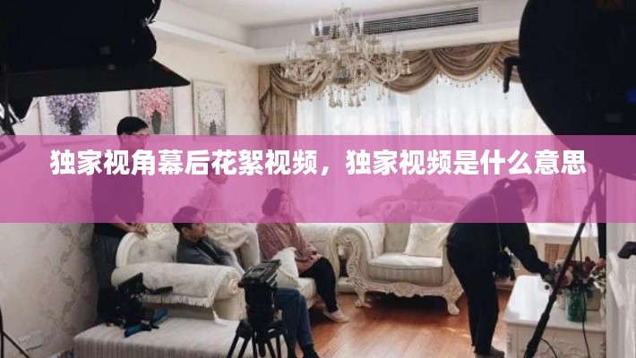 独家视角幕后花絮视频,独家视频是什么意思
