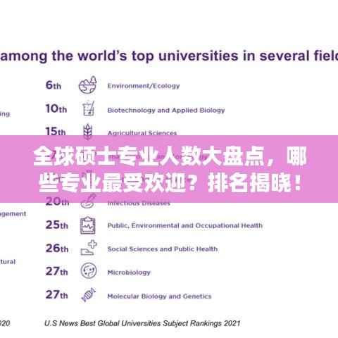全球硕士专业人数大盘点，哪些专业最受欢迎？排名揭晓！