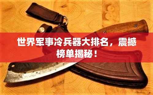 世界军事冷兵器大排名,震撼榜单揭秘!