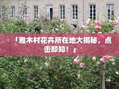「雅木村花卉所在地大揭秘,点击即知!」
