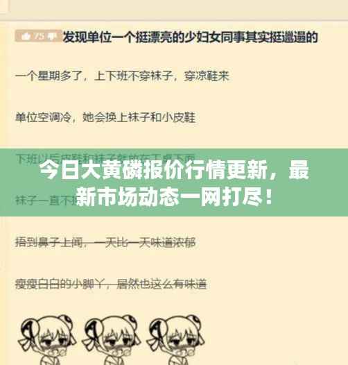 今日大黄磷报价行情更新,最新市场动态一网打尽!