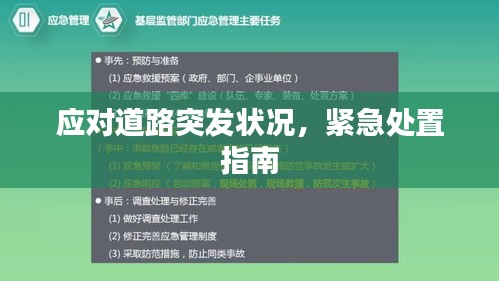 应对道路突发状况，紧急处置指南