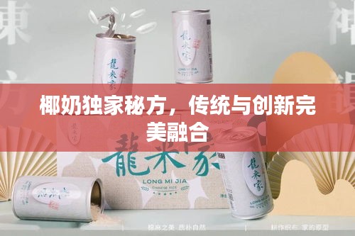 椰奶独家秘方，传统与创新完美融合